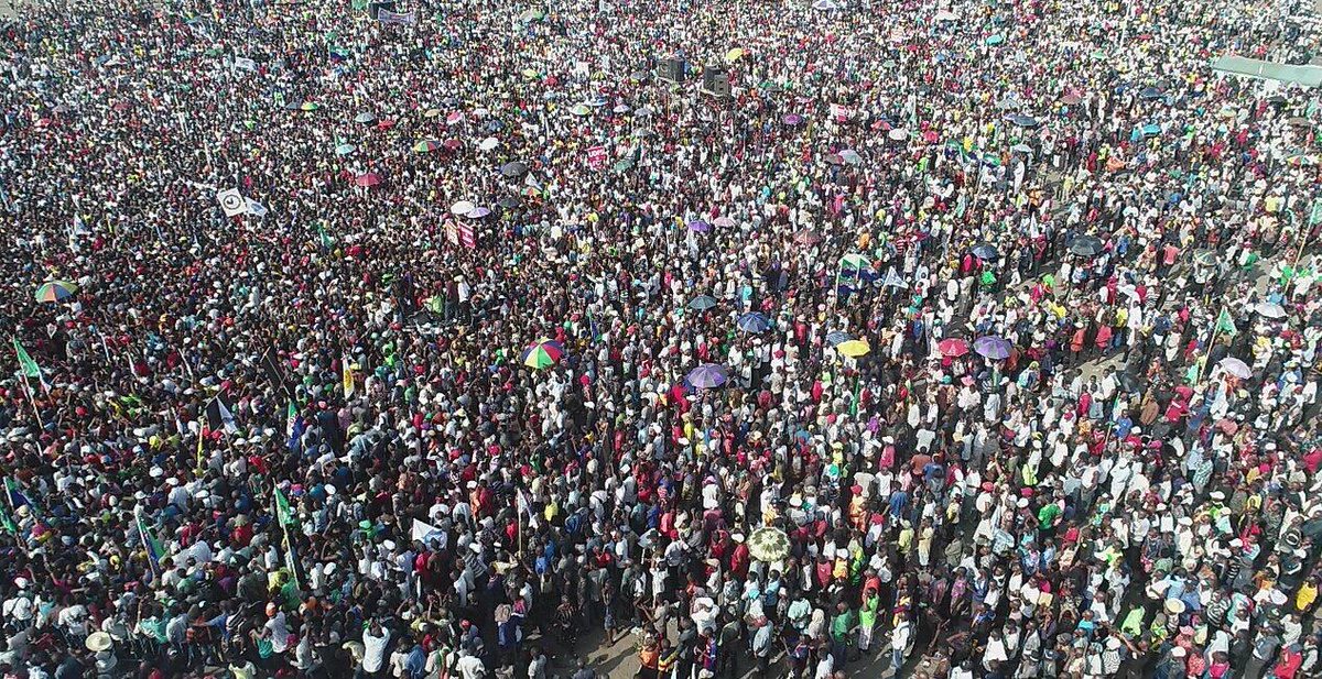 Opposition rally in Kinshasa today   