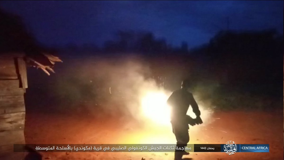 Congo: ISIS CA released a photo set from an attack in Beni in which it seems that a fighter literally hip fires a (possibly damaged) AGS-17 automatic grenade launcher. Or something like it
