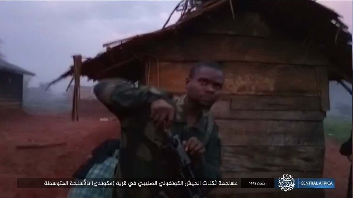 Congo: ISIS CA released a photo set from an attack in Beni in which it seems that a fighter literally hip fires a (possibly damaged) AGS-17 automatic grenade launcher. Or something like it