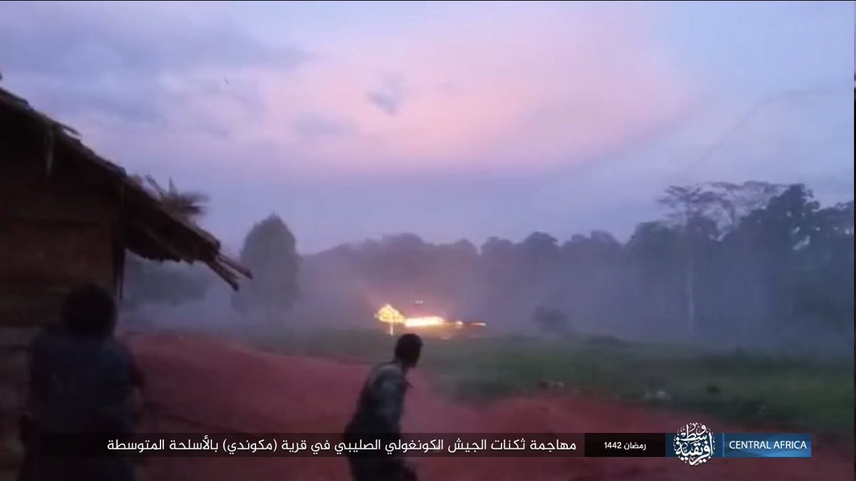 Congo: ISIS CA released a photo set from an attack in Beni in which it seems that a fighter literally hip fires a (possibly damaged) AGS-17 automatic grenade launcher. Or something like it