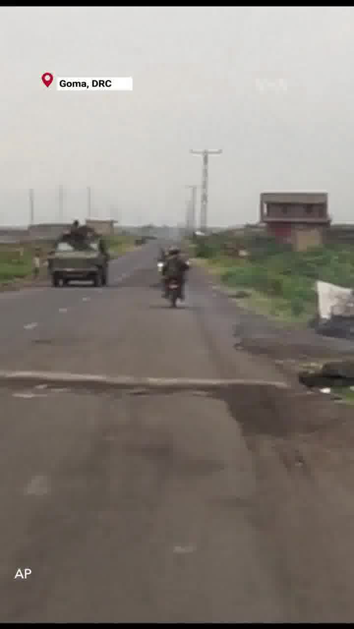 Congolese army and SADC troops deploy around Goma, threatened by M23 rebelsnnArmy vehicles were headed to the front line on the outskirts of Goma in eastern Congo Saturday, as fighting between Congolese military and M23 rebels continues