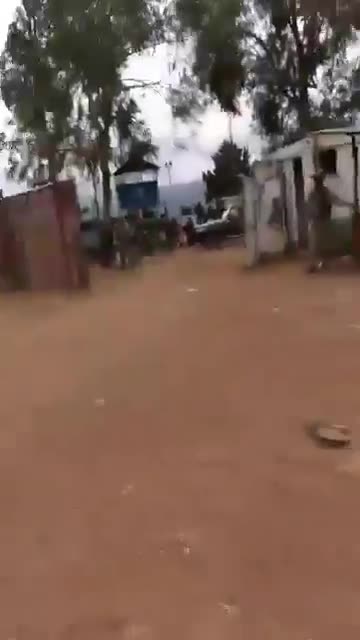 Footage from inside the Kavumu airport near Bukavu following its capture by M23 and Rwandan forces.  There are some reports the rebels and Rwandans have already entered the SouthKivu capital of Bukavu