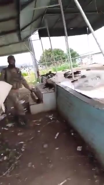 Footage from inside the Kavumu airport near Bukavu following its capture by M23 and Rwandan forces.  There are some reports the rebels and Rwandans have already entered the SouthKivu capital of Bukavu