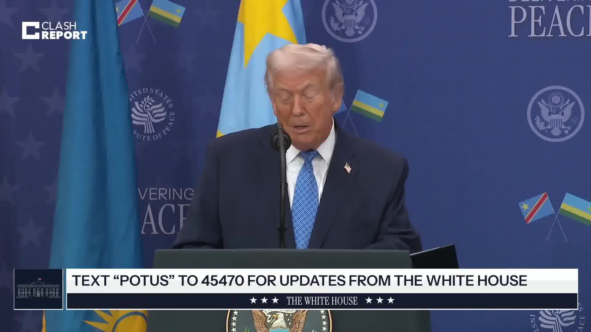 Trump: We will be sending our biggest companies to the Congo and Rwanda. We will take out some of the rare earth, and take out some of the assets. Everybody will make a lot of money
