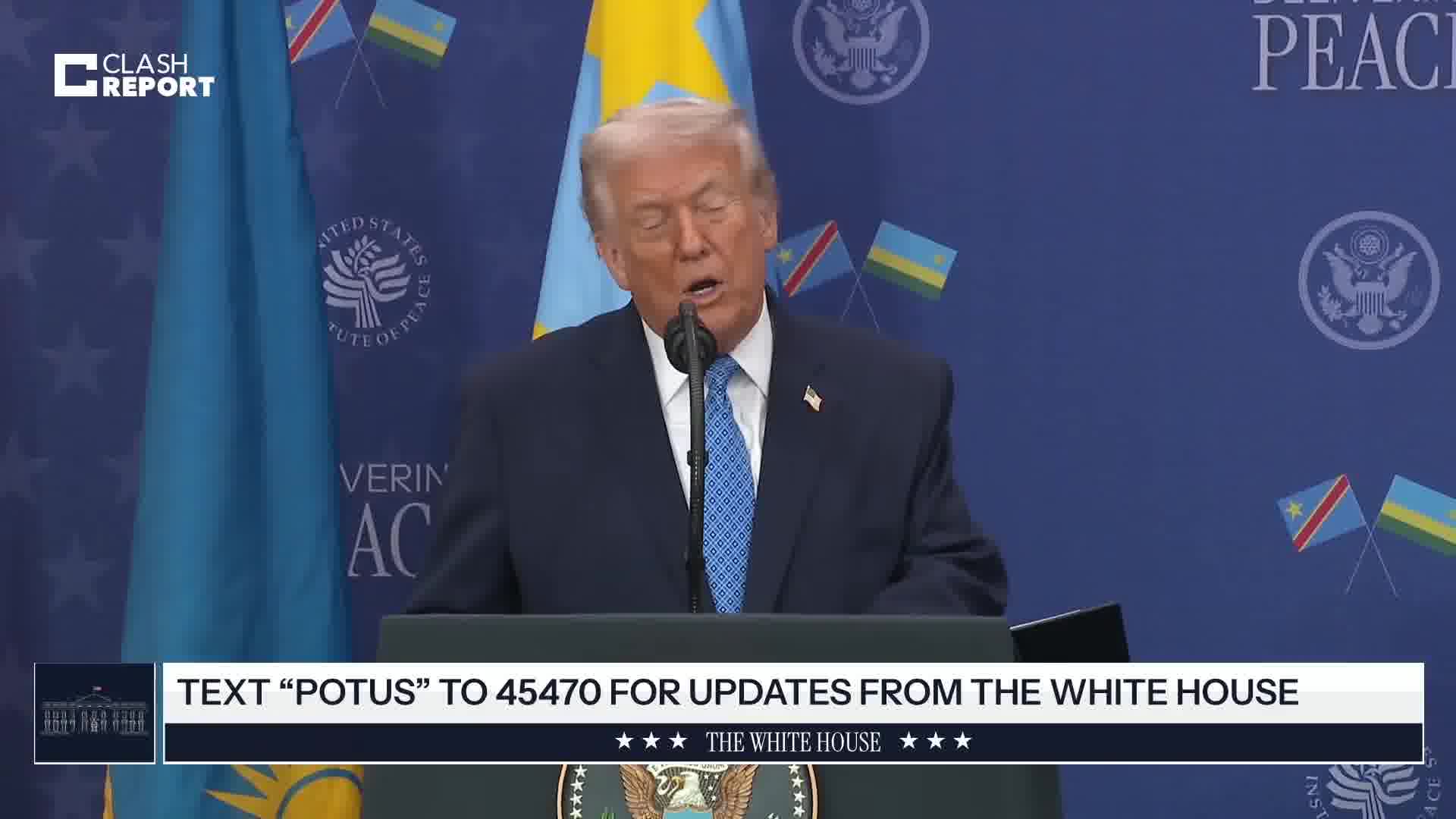 Trump: We will be sending our biggest companies to the Congo and Rwanda. We will take out some of the rare earth, and take out some of the assets. Everybody will make a lot of money